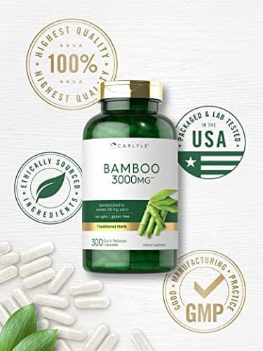 Carlyle gluten-free bamboo extract supplement packaging