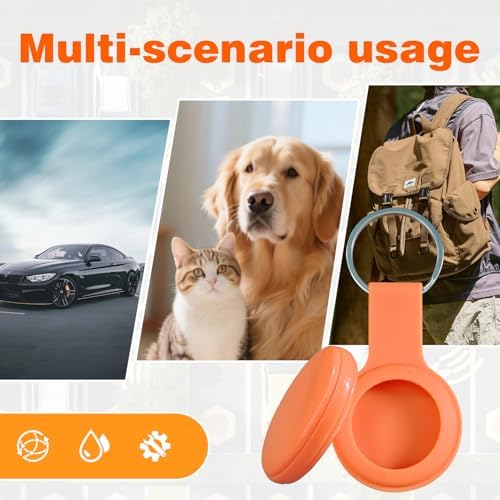 Wnrfg imported USA pet safety tracker unboxed with battery installation view