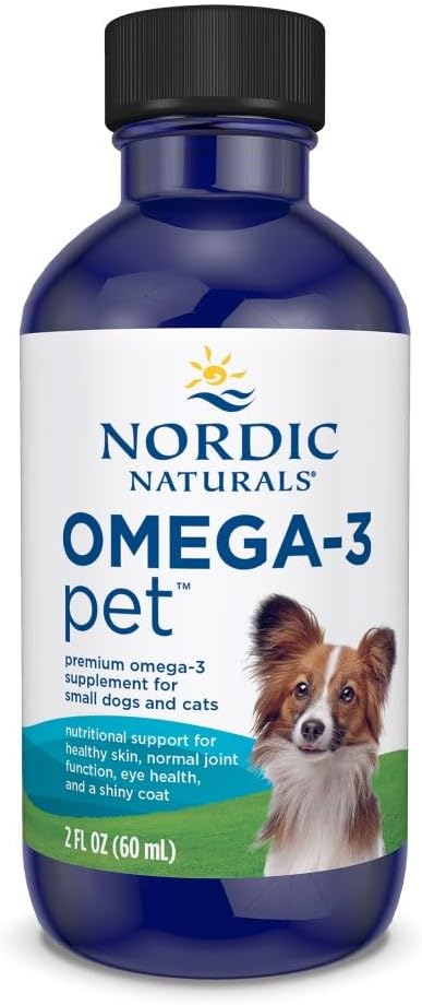 Nordic Naturals Omega-3 Pet, Unflavored - 16 oz - 1380 mg Omega-3 Per Teaspoon - Fish Oil for Large to Very Large Dogs with EPA & DHA - Promotes Heart, Skin, Coat, & Immune Health - Image 10