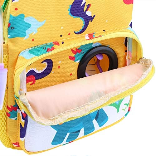 Pinklilycare dinosaur print pediatric enteral feeding pack back view
