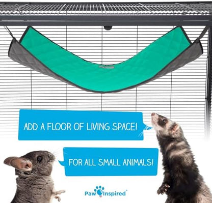 Reversible green and gray hammock flat layout