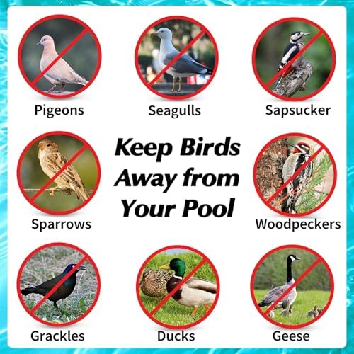 Windmill bird deterrent spinning in a garden setting
