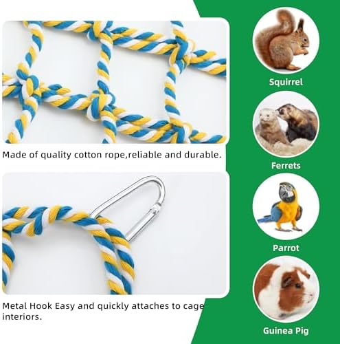 Rat cage accessory arranged as a hammock