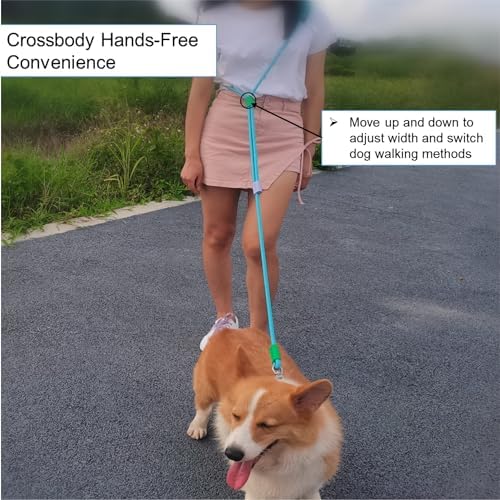 Side profile of doomanload bungee dog leash hardware