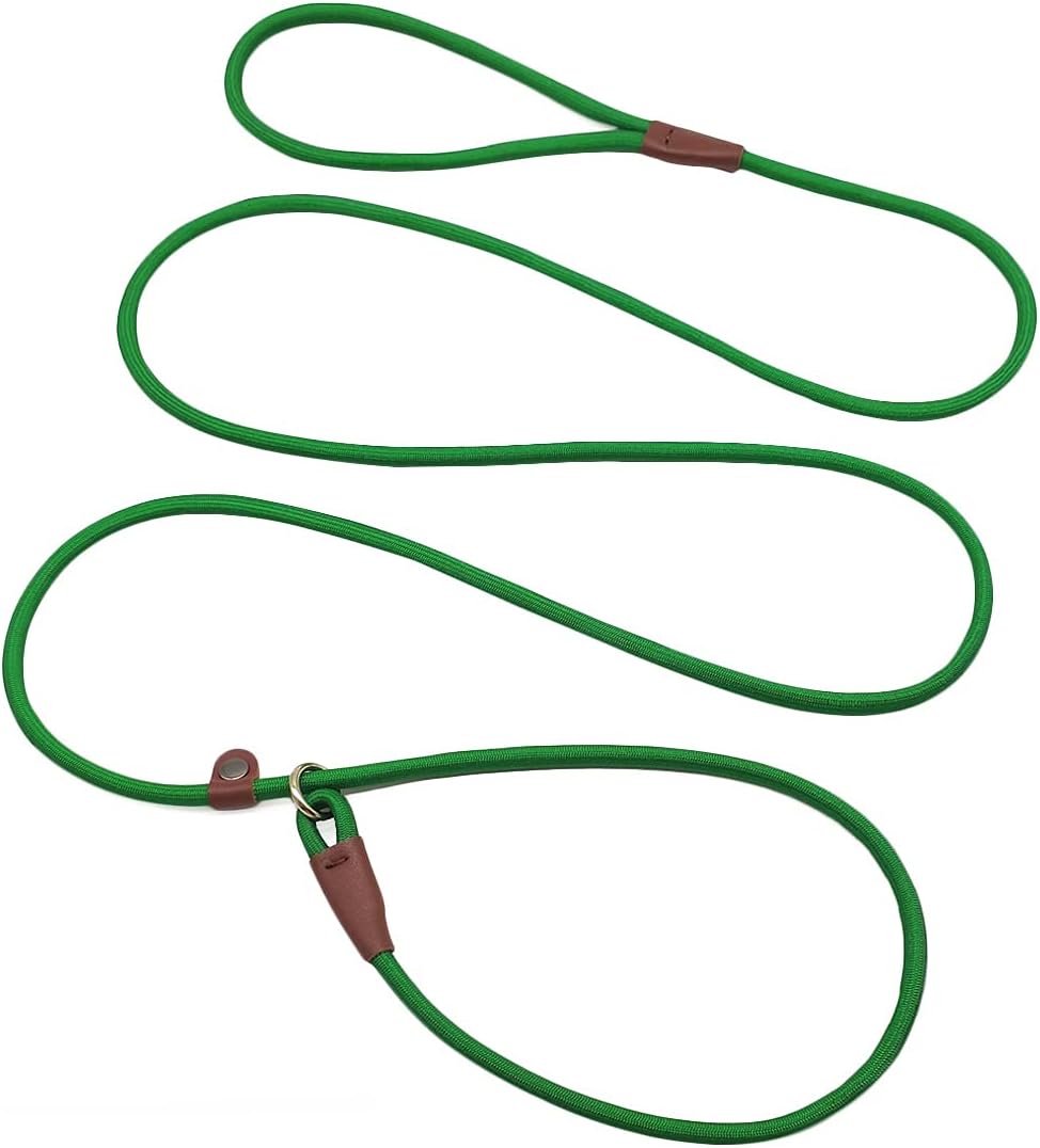 MayPaw Slip Lead Control Leash for Dogs No Pull, 13+ Colors Classic Dog Lead 7 FT Pet Slip Leash, 1/4" Rope Leashes for Small Medium Animals (7ft*1/4", Black) - Image 9
