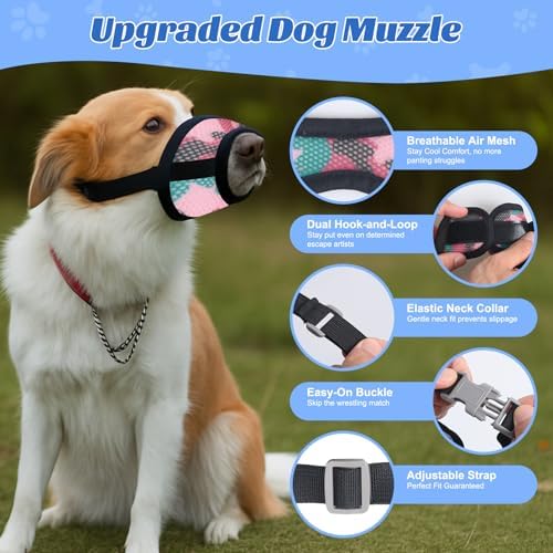 DoggieKit dog muzzle escape-proof neck collar detail