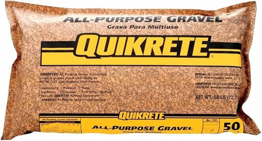 Generic all purpose pea gravel 50 lb bag front view