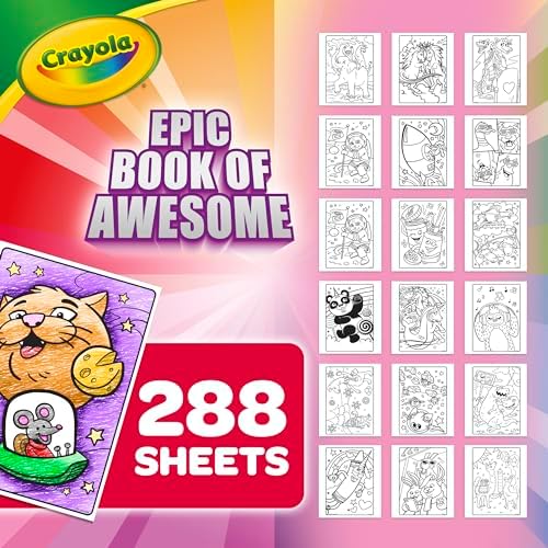 Close up view of the two included animal sticker sheets inside the book.