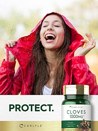 Authentic USA-imported Carlyle Cloves supplement container on a clean background for health tracking.