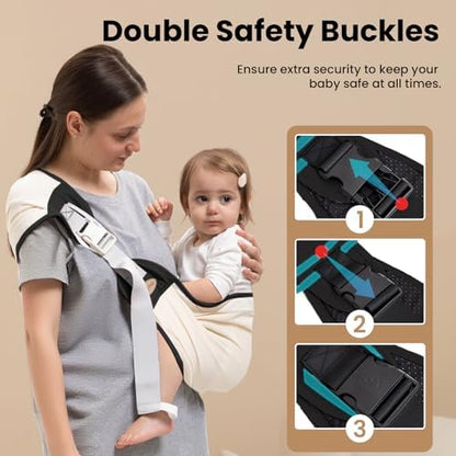 Cosdig toddler carrier folded for travel and storage