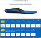 Authentic USA imported WalkHero orthotic insoles for men and women showing anatomical design.