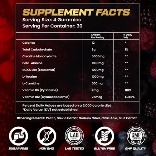 Kukaly Creatine Monohydrate Gummies lifestyle fitness packaging view