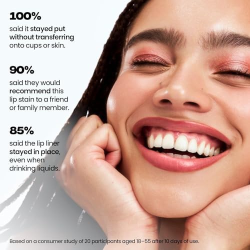Sacheu Lip Liner STAY-N Peel Off Lip Stain â€” Long Lasting Waterproof Lip Tint with Hyaluronic Acid & Vitamin E â€” Transfer Proof Matte Finish, Vegan & Cruelty-Free (HEY-zel) - Image 6