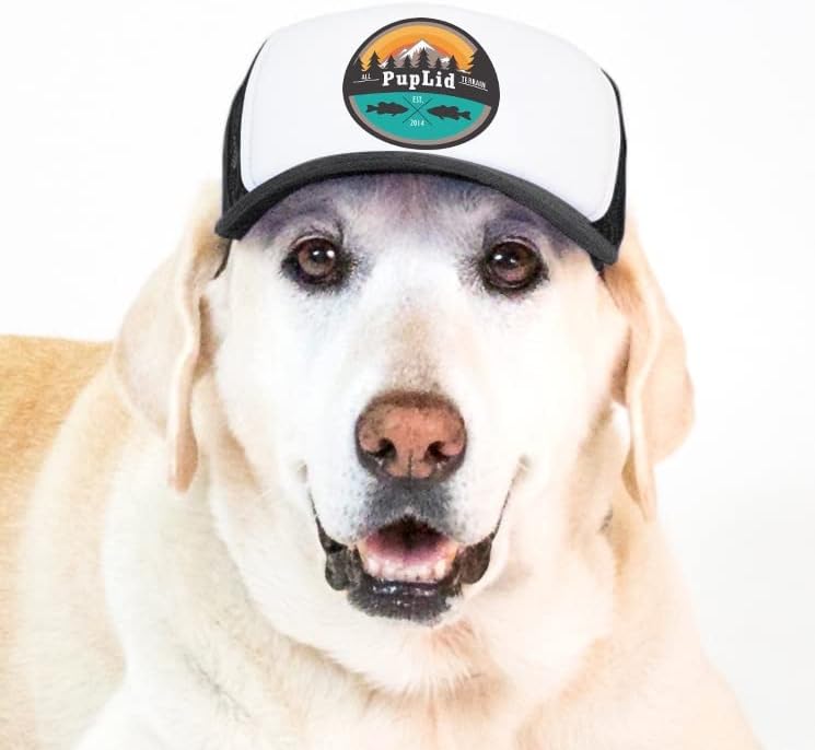 PupLid Large All-Terrain trucker hat for dogs front view