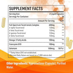 Kroppssund Tocotrienols 800mg supplement facts and ingredients label