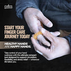 Rhino Skin Solutions 2 pack finger massage rings displayed for hand recovery.