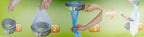 Litter Genie LitterLocker II Refill Cartridge installed in disposal pail