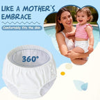 Durio Reusable Baby Swim Diaper Folded View