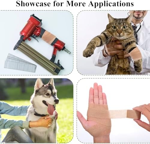 Breathable self adhesive bandage for sports injury and first aid use.