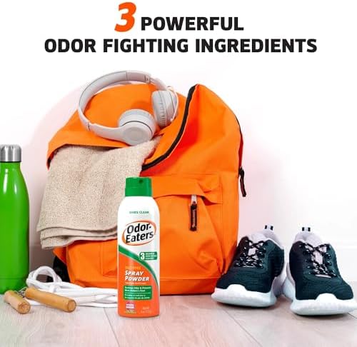 Authentic Odor-Eaters clear drying foot powder spray