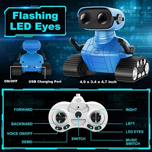 Child playing with Hamourd dancing robot toy