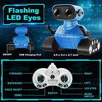 Child playing with Hamourd dancing robot toy