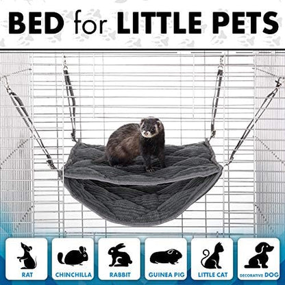 Hanging cage accessory for chinchillas and guinea pigs