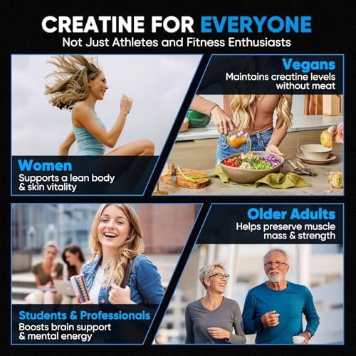 Venture Pal 100% Pure Micronized Creatine Monohydrate packaging lifestyle angle