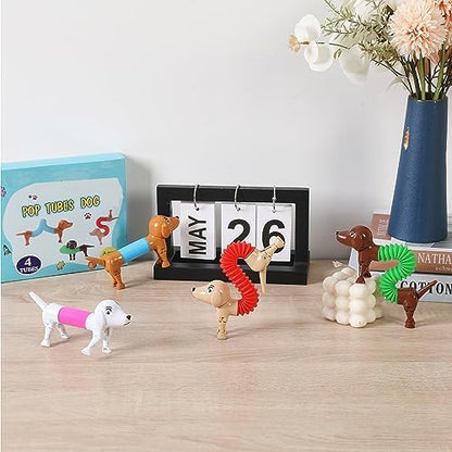 Compressed compact view of the travel friendly animal pop tubes package.