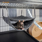 Niteangel double-decker hanging bed displaying secure metal mounting clips