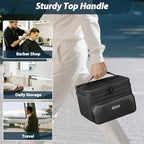 CURMIO hair clipper travel case top handle and heavy duty nylon texture