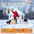 HRRVEE double dog training kit with waterproof receiver under water splash test