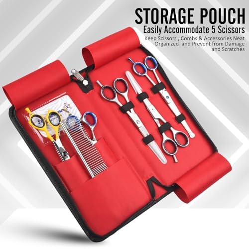 Close up view of the heavy duty zipper closure on the Shears Professional salon tool organizer.