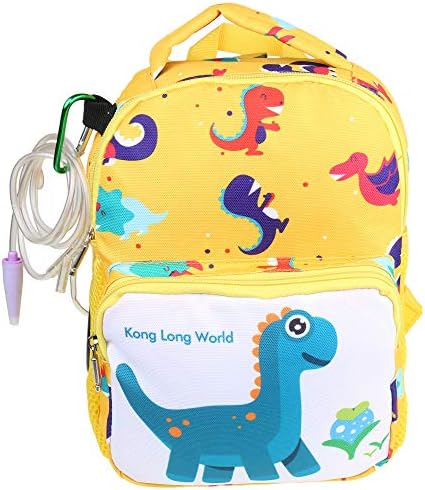 Pinklilycare J tube bag for kids featuring adjustable toddler shoulder straps