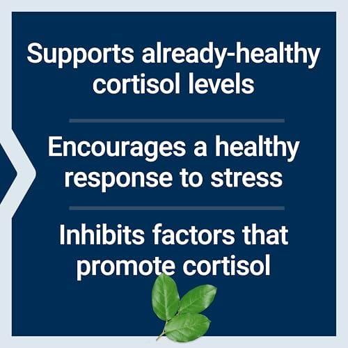 Life Extension Cortisol Stress Balance bottle showing daily serving size instructions