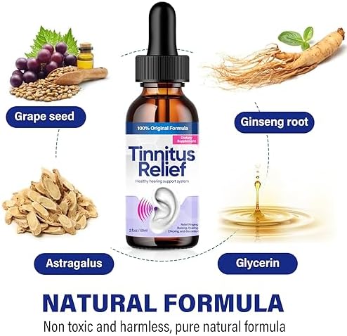 Topicy Tinnitus Relief natural herbal blend bottle ready for use