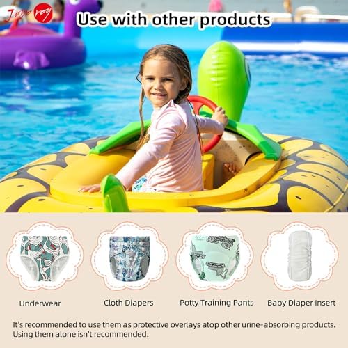 Inside lining view highlighting the waterproof material of Joyo Roy toddler training pants