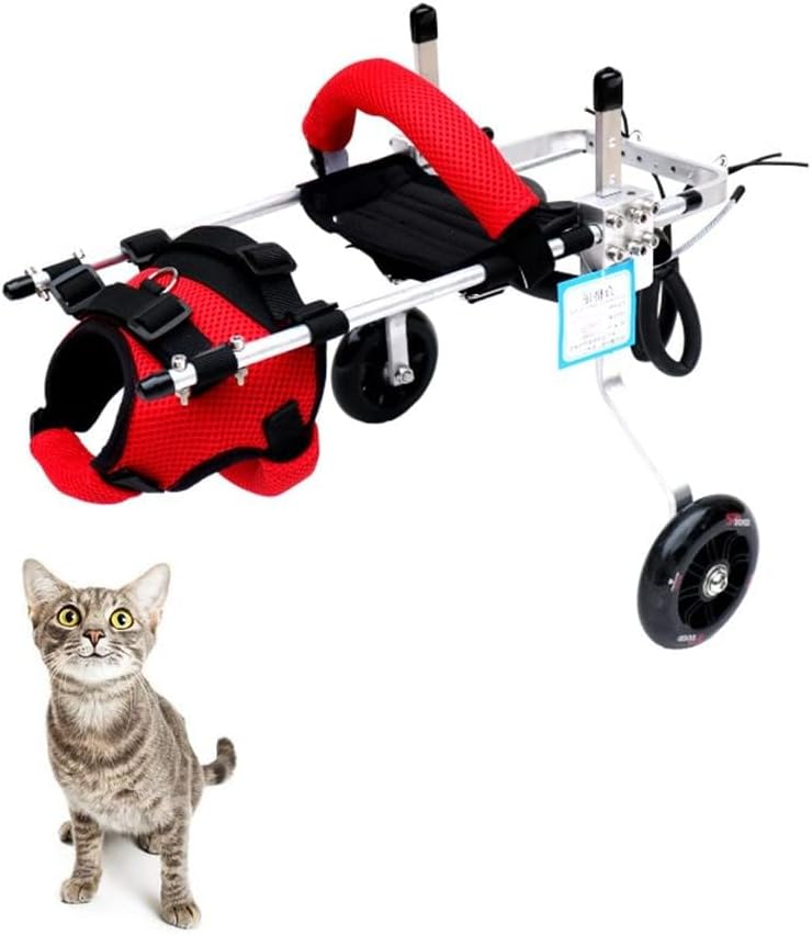 Size guide for Tosphu medium cat wheelchair