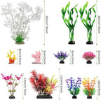 Detailed close up of non toxic red resin coral fish tank ornament