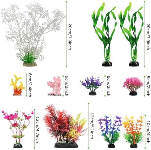 Detailed close up of non toxic red resin coral fish tank ornament