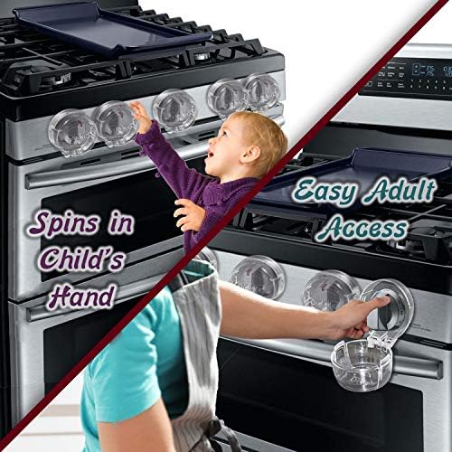 Easy one hand operation of Driddle stove knob cover