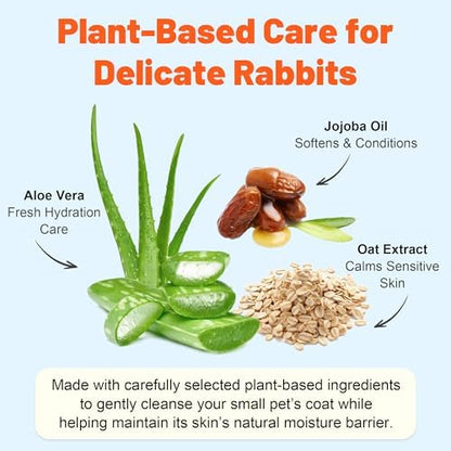 No rinse pet cleanser for guinea pigs and ferrets