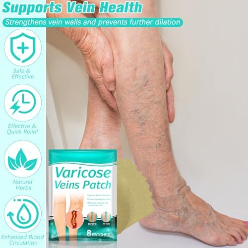 A person applying the Spier LegRenew herbal soothing patch onto their clean calf skin to reduce leg heaviness.