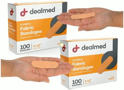 Authentic USA imported Dealmed sterile bandages packaging details