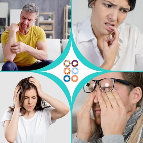 Pocket sized portable silent fidget band for managing nervous habits