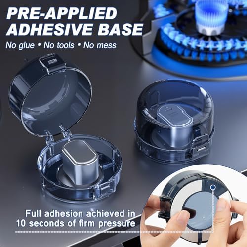 Components of Beature stove knob security set