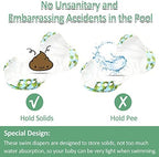 Wegreeco waterproof swim diaper lifestyle display for toddlers