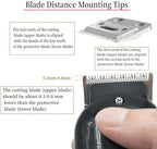Qblahip precision cutting blade set for professional barber clippers