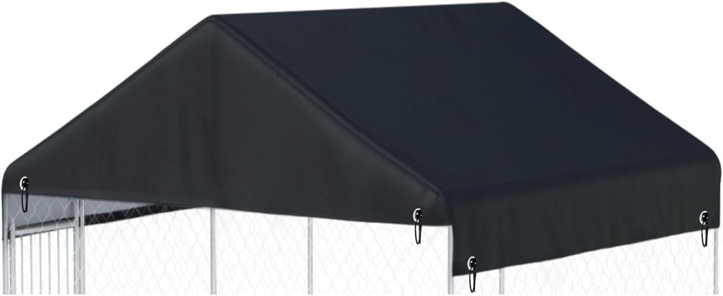 LYBOSH weather resistant dog pen cover protecting against heavy rain simulation