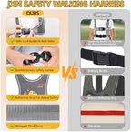 Jxm autism safety harness with grab handle feature
